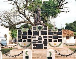 The National Monument of Children Martyrs of Acosta Ñu in Eusebio Ayala.