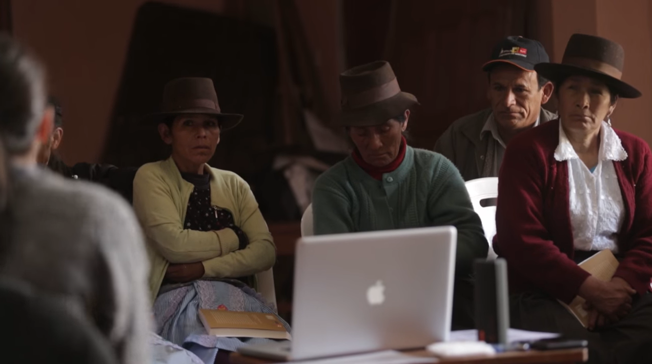 Testimonios para el Proyecto Quipu. Still del video 